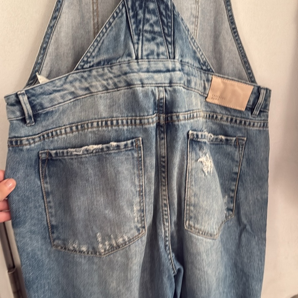 ZARA DENIM OVERALLS - Picture 4 of 5